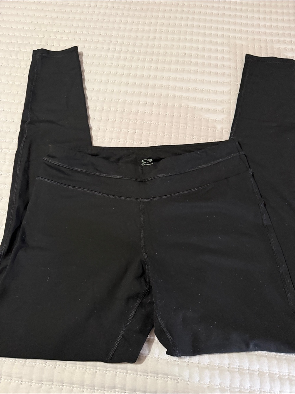 Champion Black High-Rise Performance Leggings size large